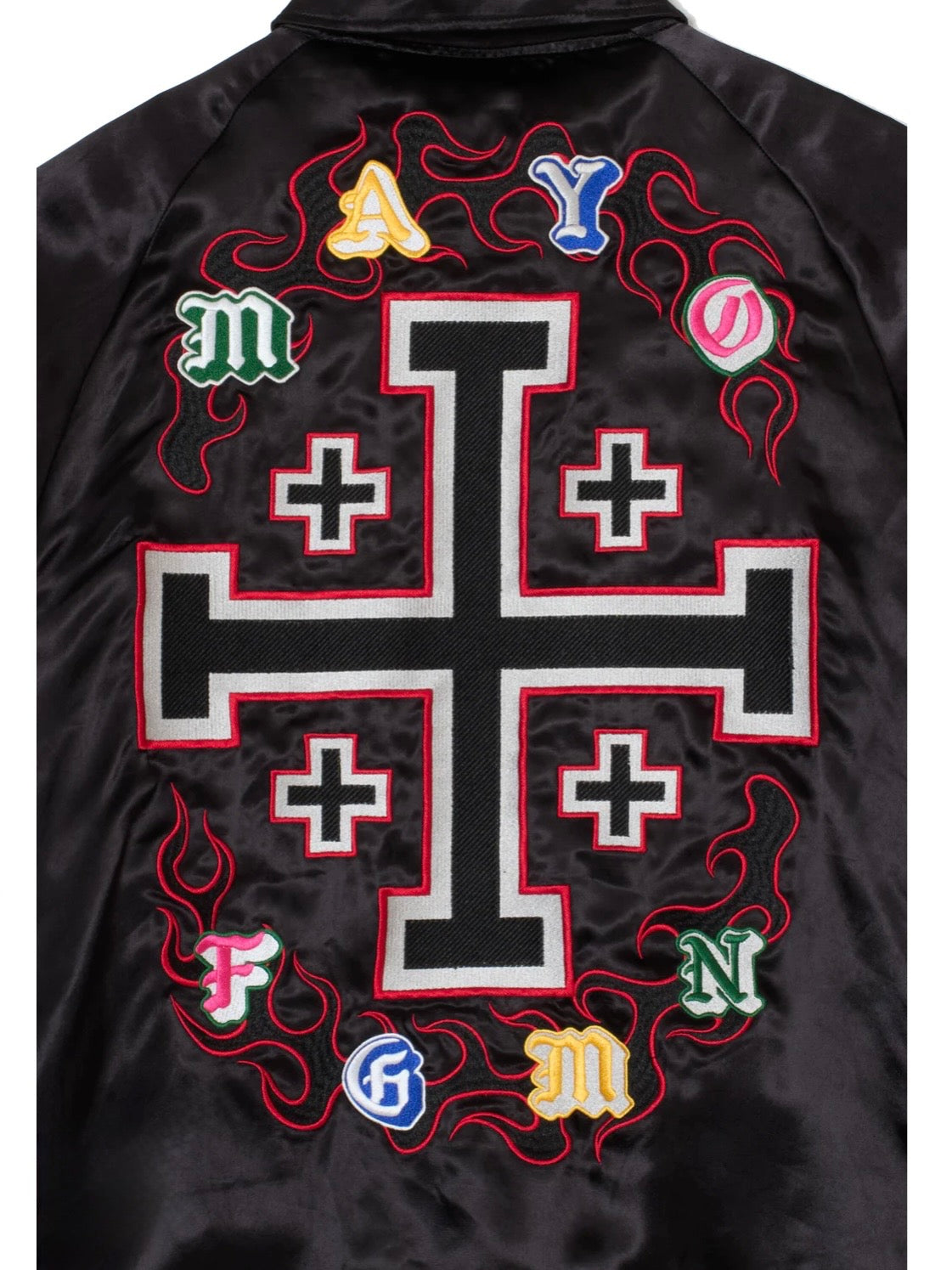 MAYO EMBROIDERY WITH COLLAR REVERSIBLE SOUVENIR JKT