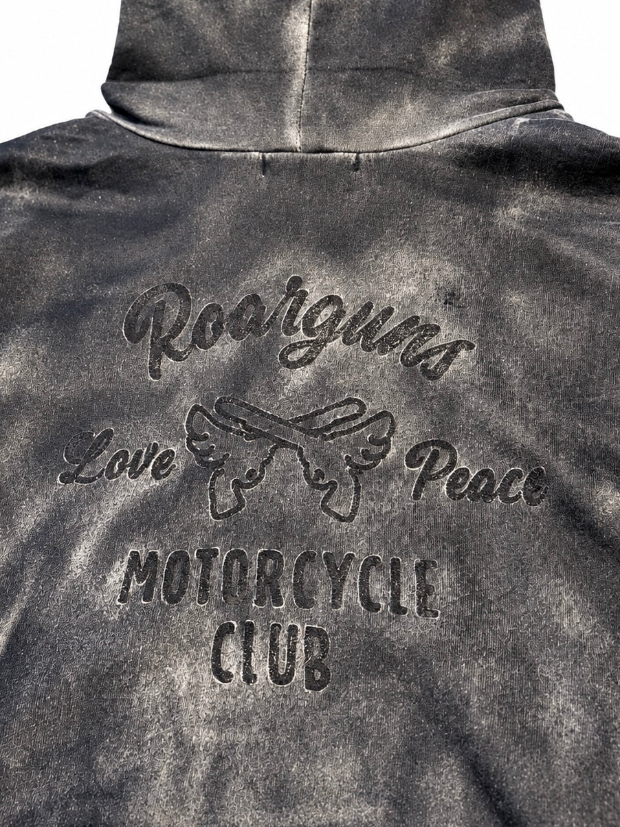 FOIL PRINT HOODIE(GRAY)