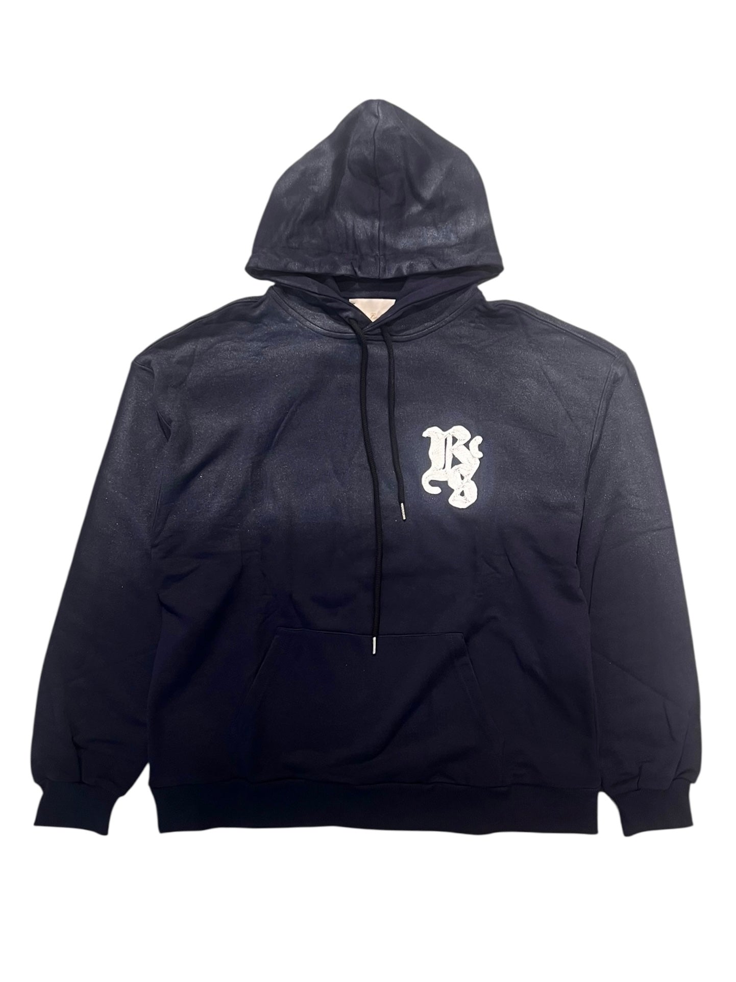 CROCHET 400 GR FLEECE HOODIE WASH