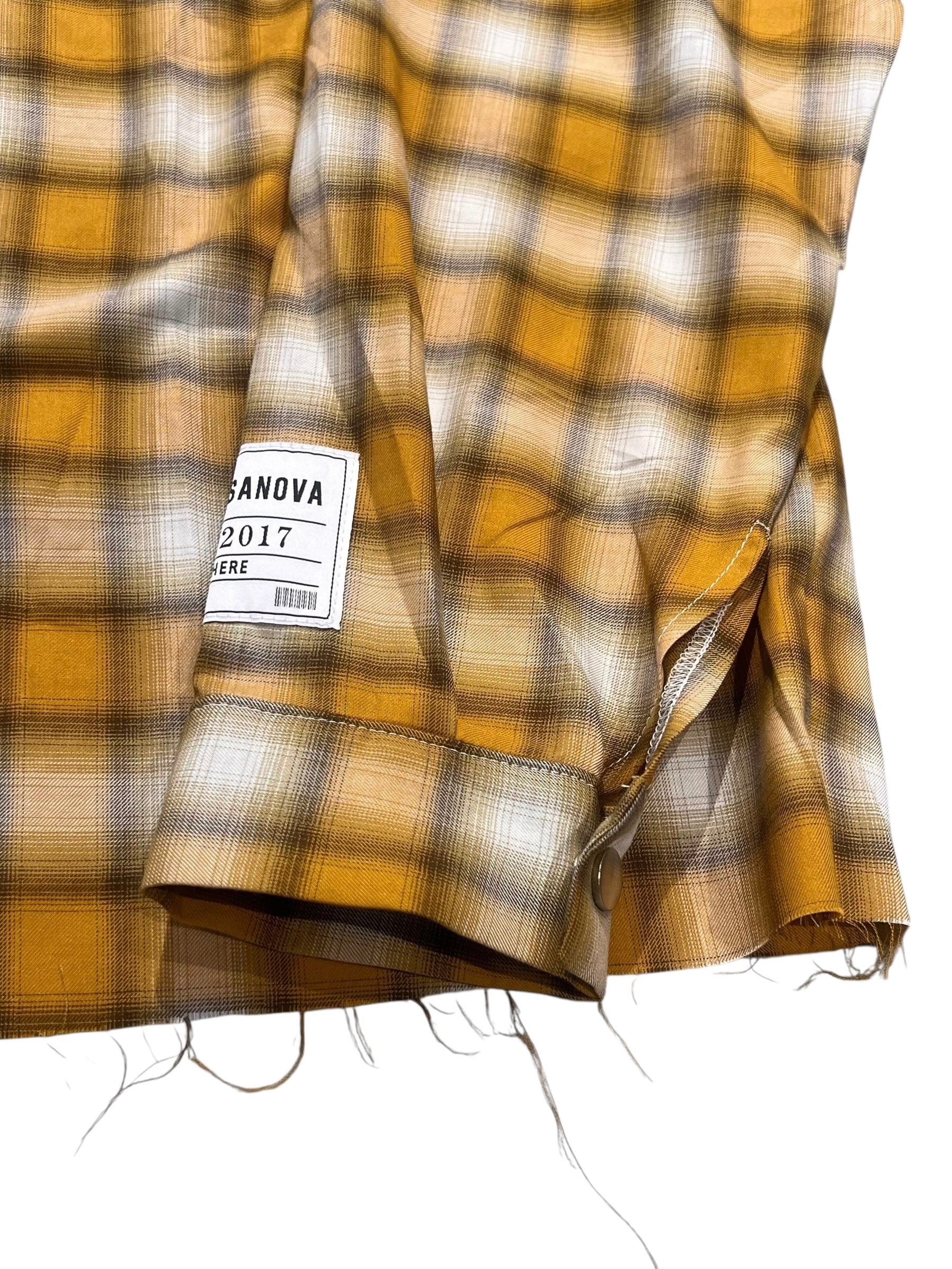 OMBRE CHECK SHIRTS JACKET FROGMAN