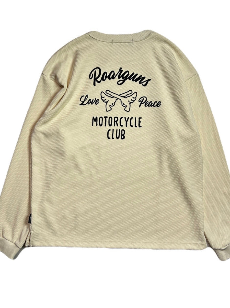 MOTOR CYCLE PRINT JERSEY T / OFF WHITE