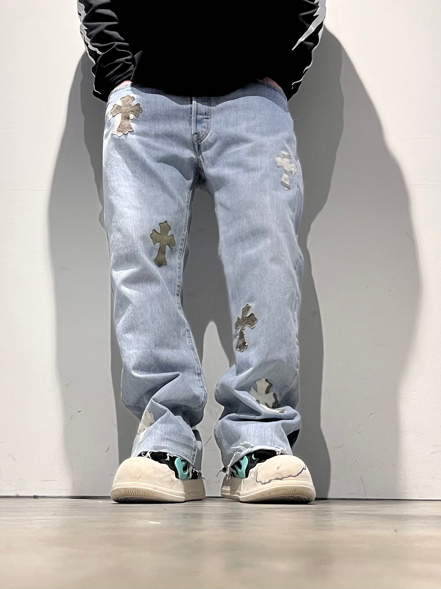 REMAKE CROS PATCH 2WAY DENIM