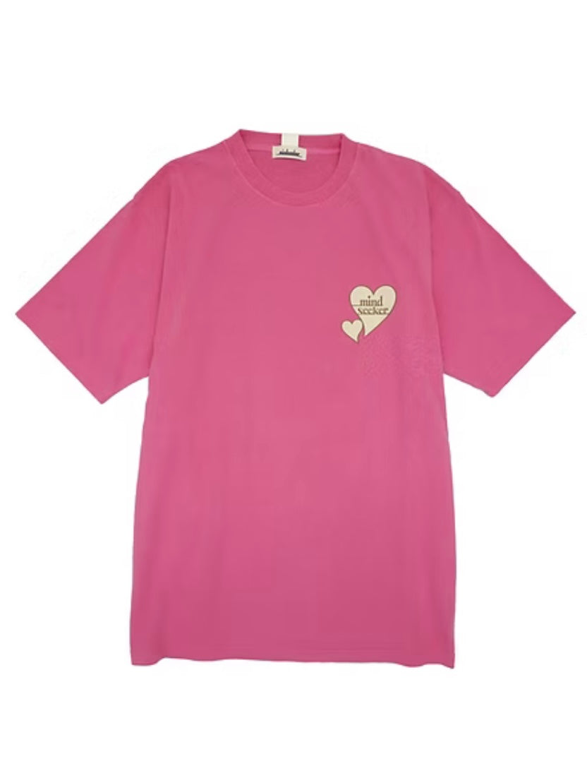 WHITE HEART LOGO PIGMENT TEE