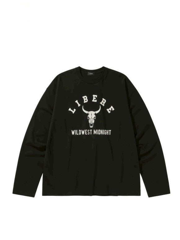 BISON BULL LONG SLEEVE TEE