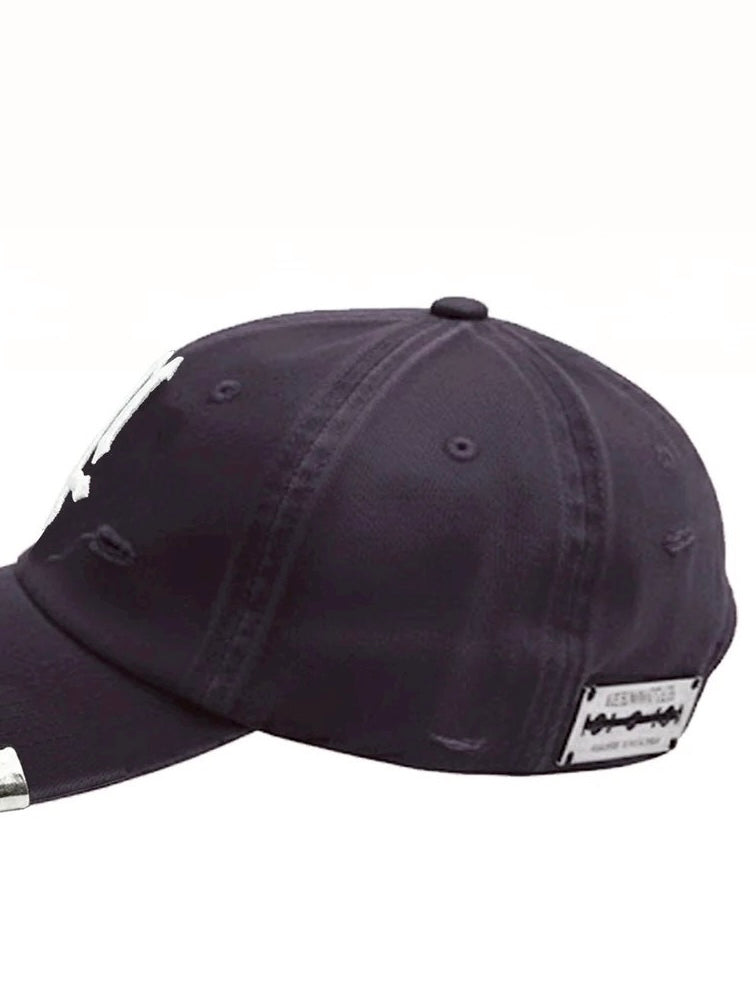 Distress Baseball Cap ''M''(GRAY)