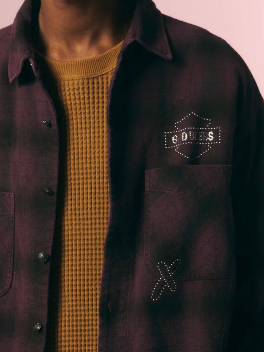 SHGGY CHECK SHIRT METAL