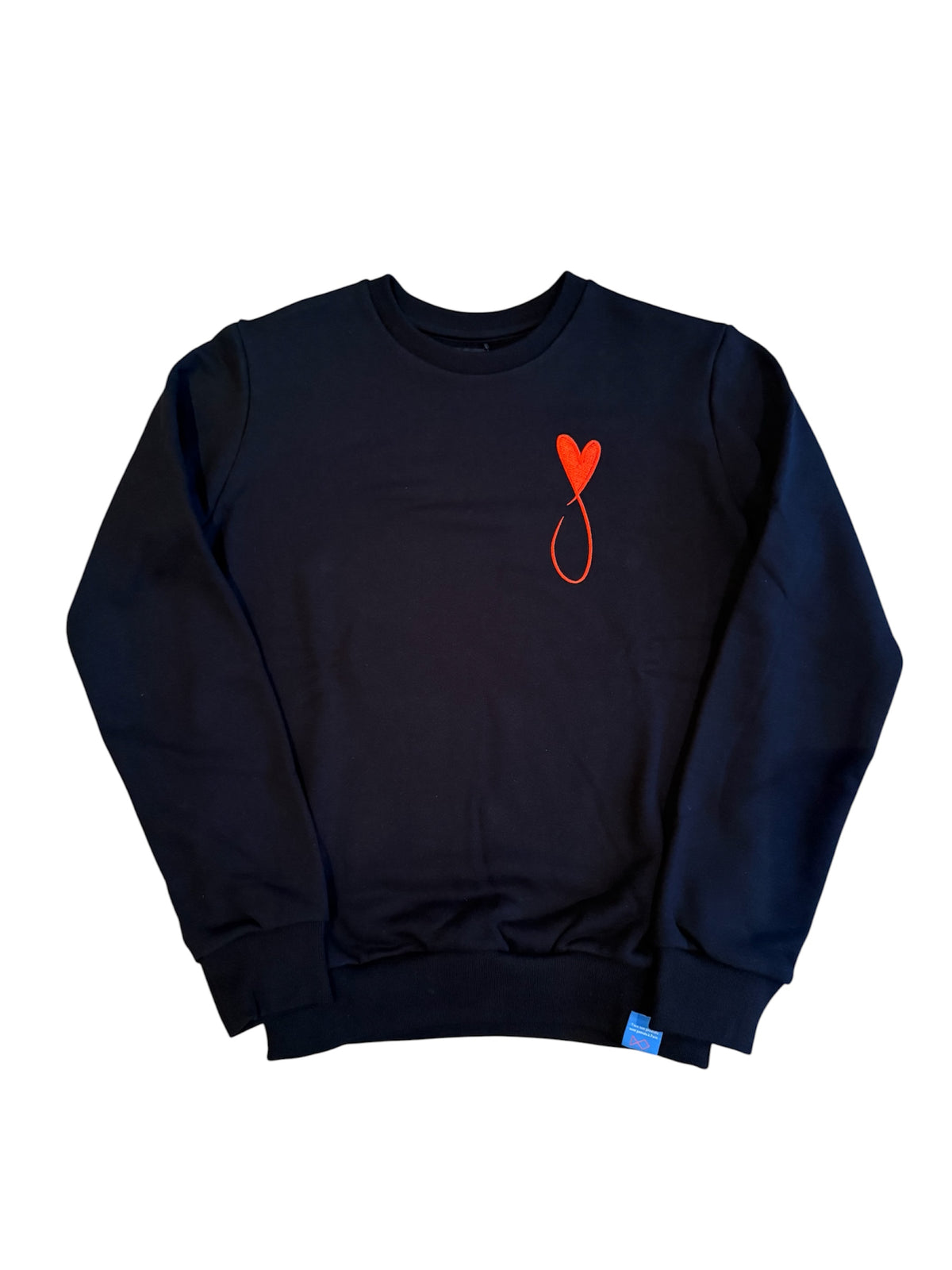 Tiphanie Big Logo Sweat/ BLACK×RED