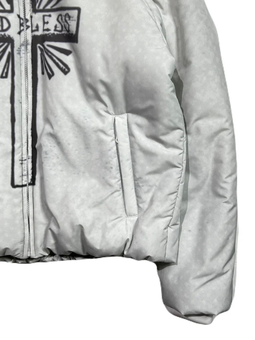 CROSS INKJET PRINT HOODIE