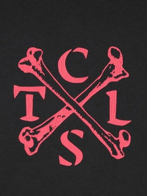 L/S TEE BONE CTLS(BLACK)