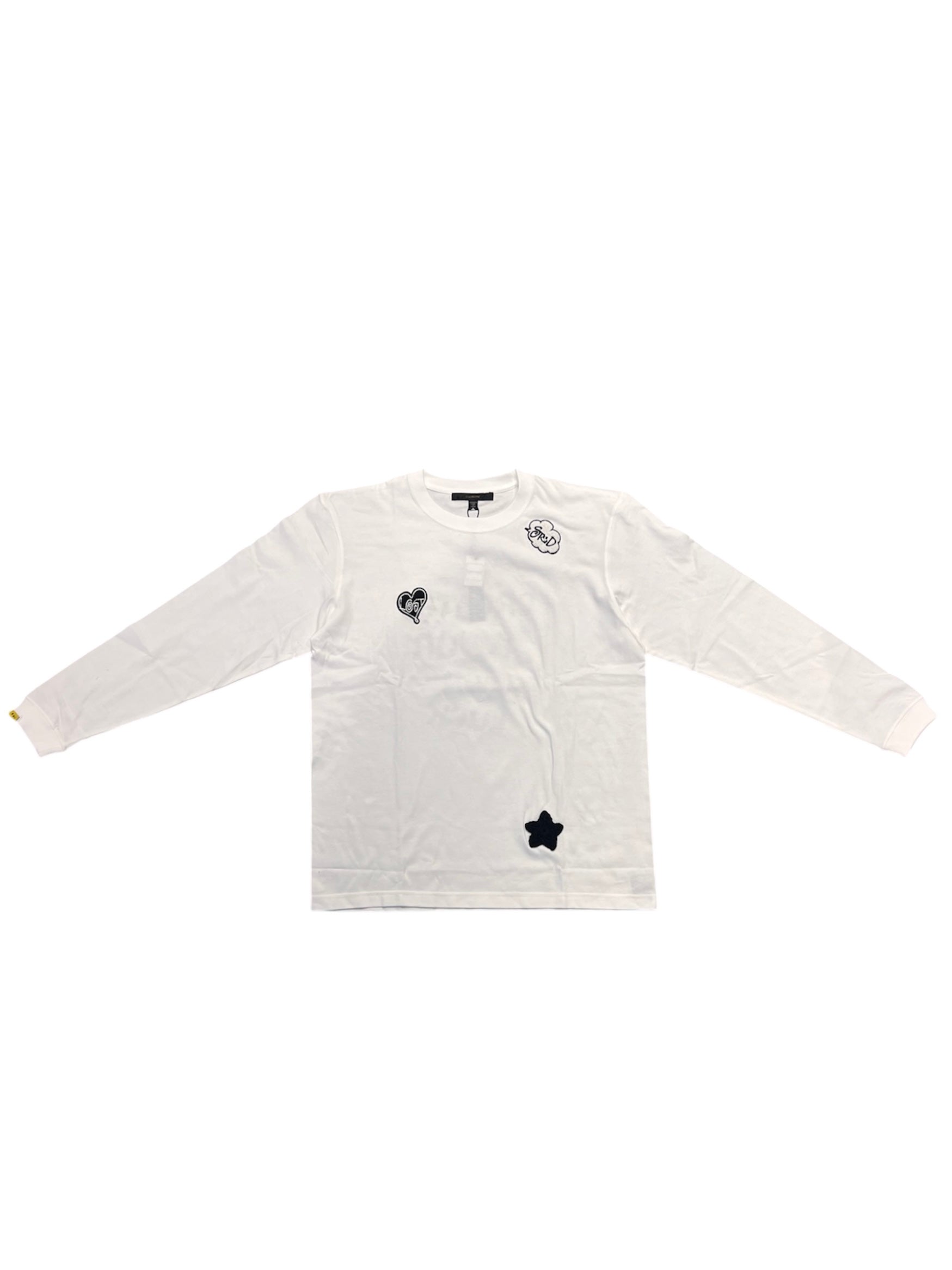TCパイル サガラワッペンパッチワーク ロングスリーブ TｰSHIRT