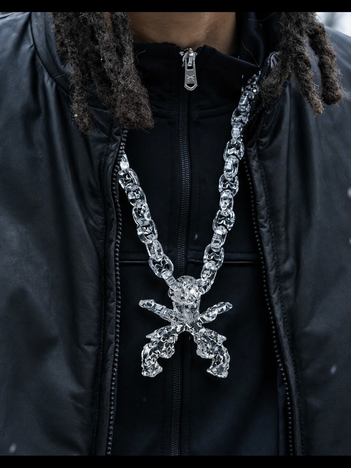 roarguns×EL CROSS GUN NECKLACE(65cm)
