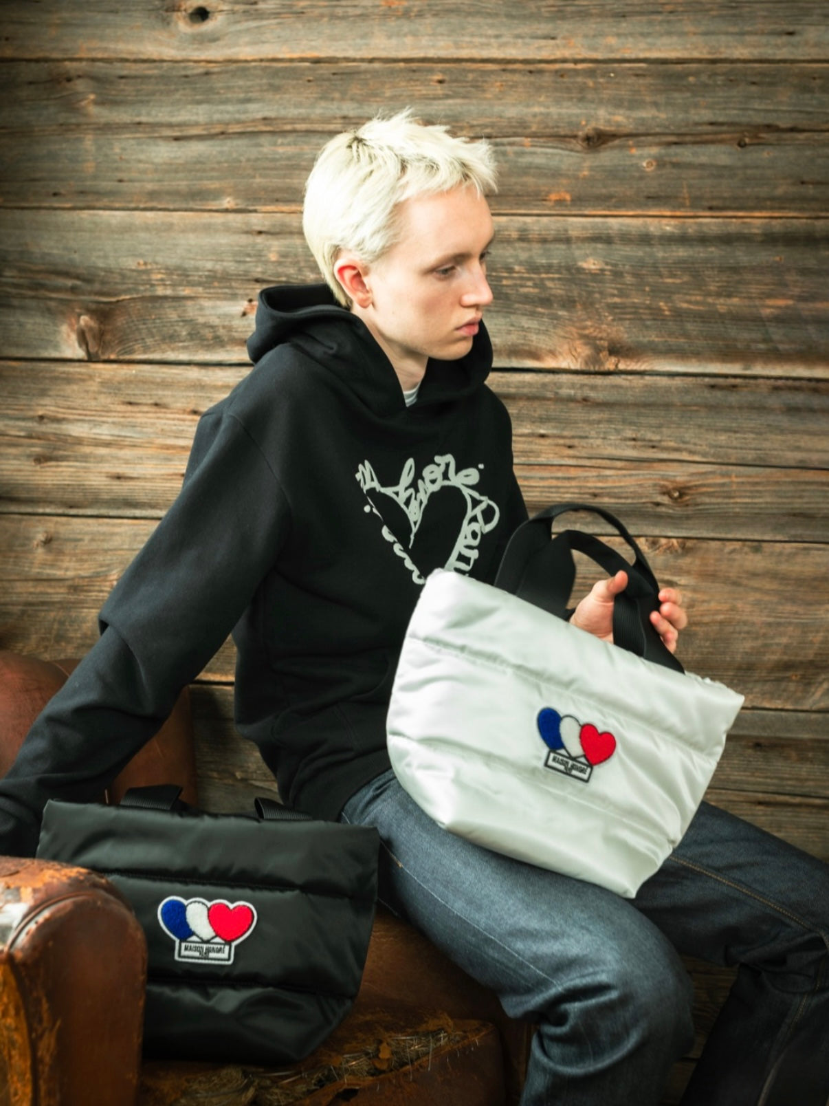 3Heart Patch Tote Bag