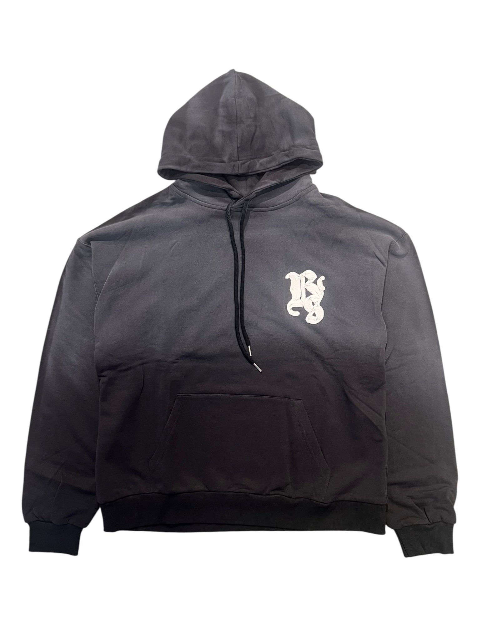 CROCHET 400 GR FLEECE HOODIE WASH