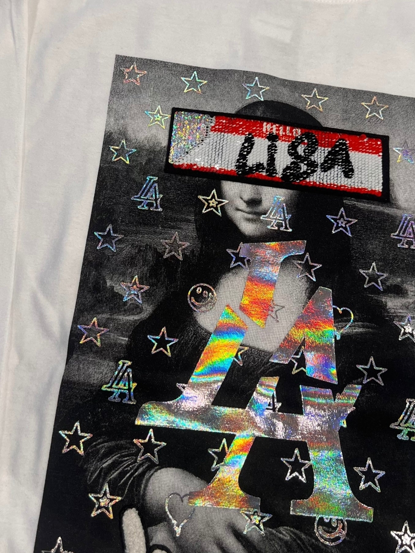 RISAシークインLS Tシャツ