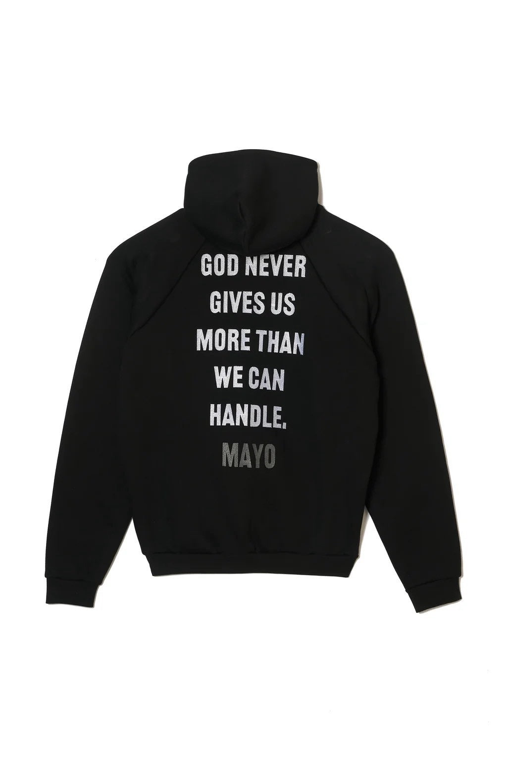 TRUST IN GOD EMBROIDERY HOODIE/BLACK