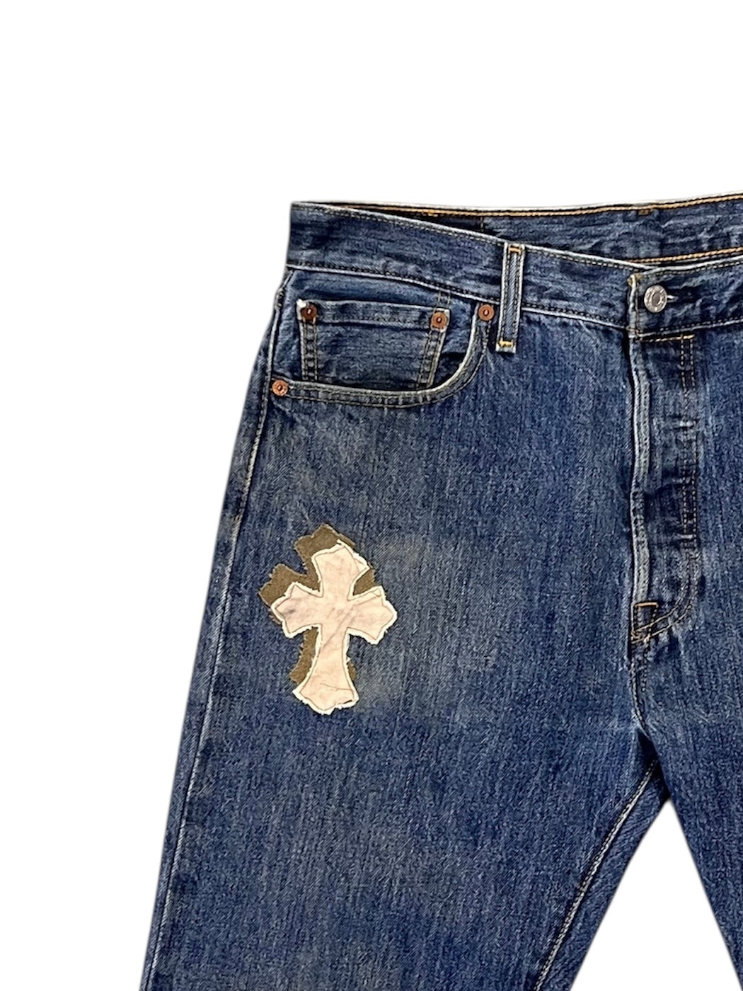 Re:501 Remake Cross Patch 2Way Denim W34