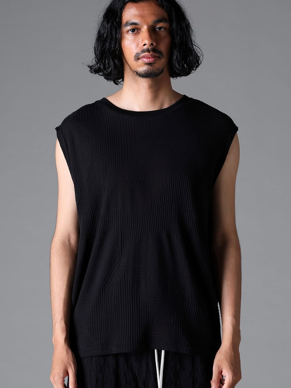 DEFORMED STRIPE PATTERN SHIVA LONG SLEEVE