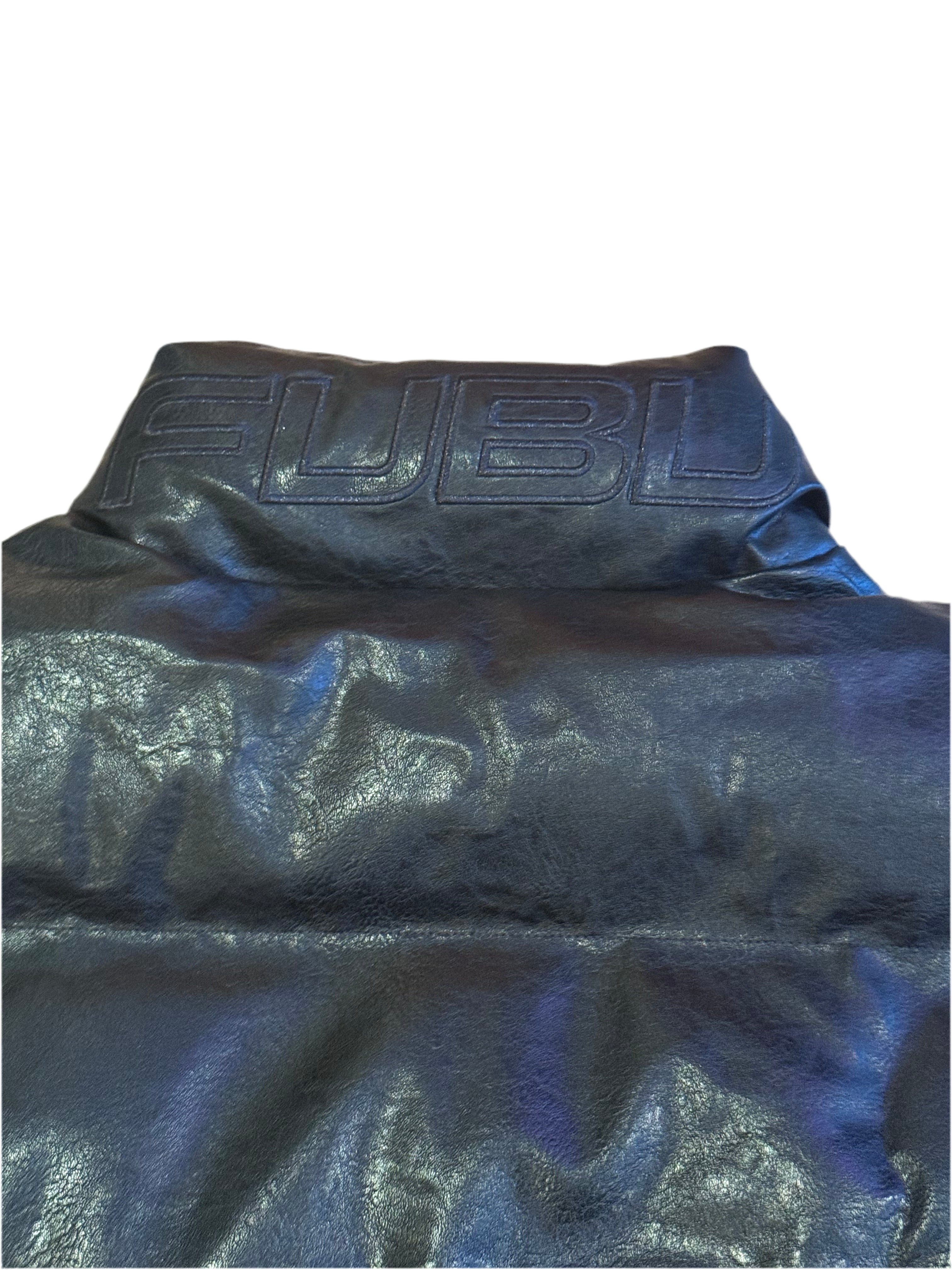 ECO LEATHER PUFFER JACKET