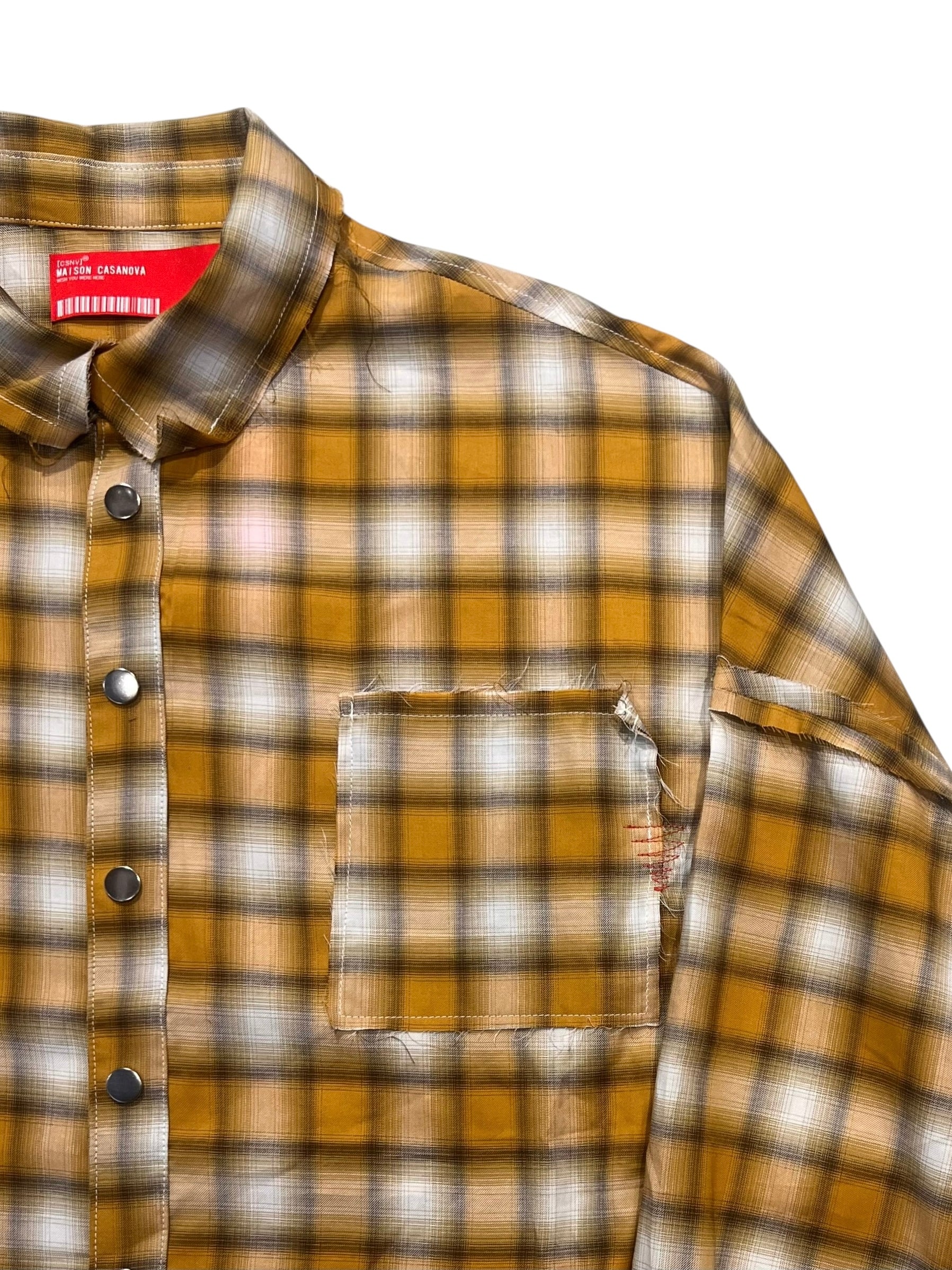 OMBRE CHECK SHIRTS JACKET FROGMAN