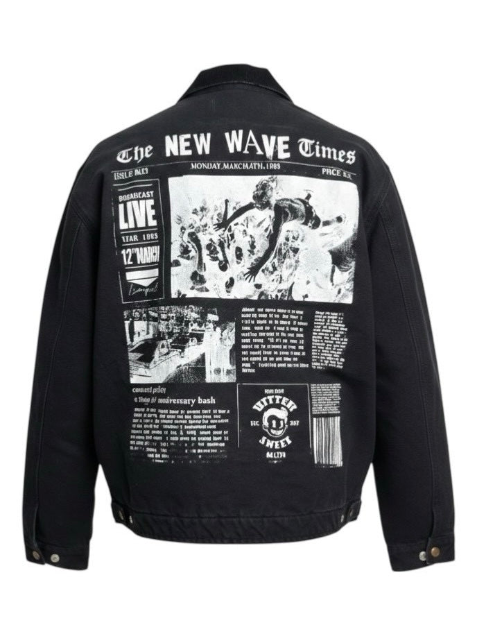 NEWS PAPER Detroit Jacket