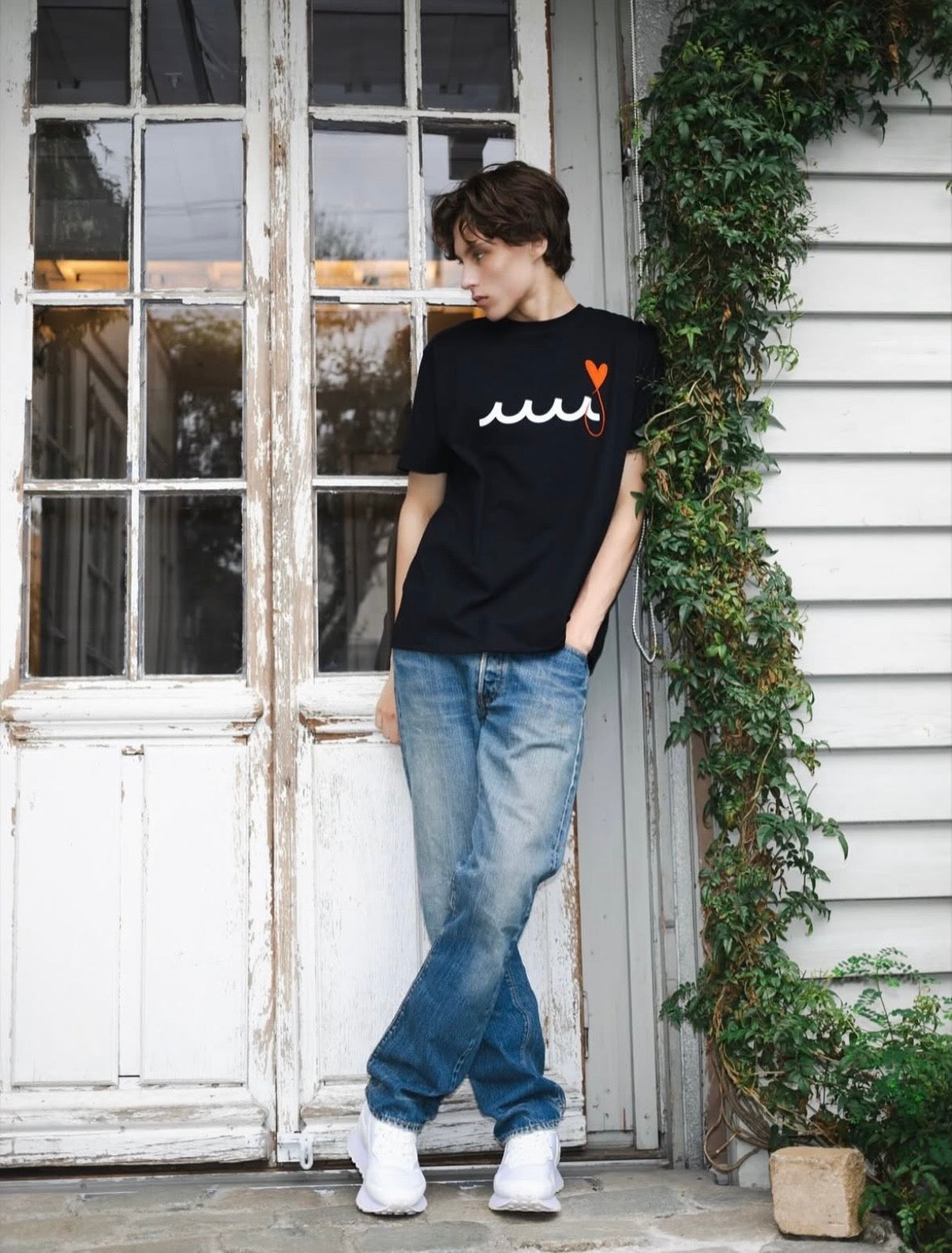 LEON×MAISON HONORE PARIS×MUTA MARINE 別注 ハートフィッシュ＆ヴァーグ/BLACK