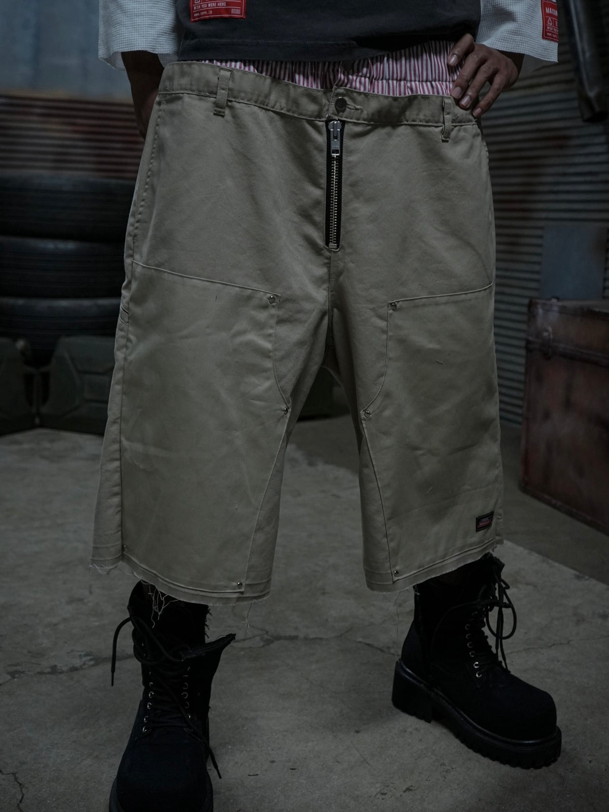 RE:DICKIES BAGGY HALF PANTS