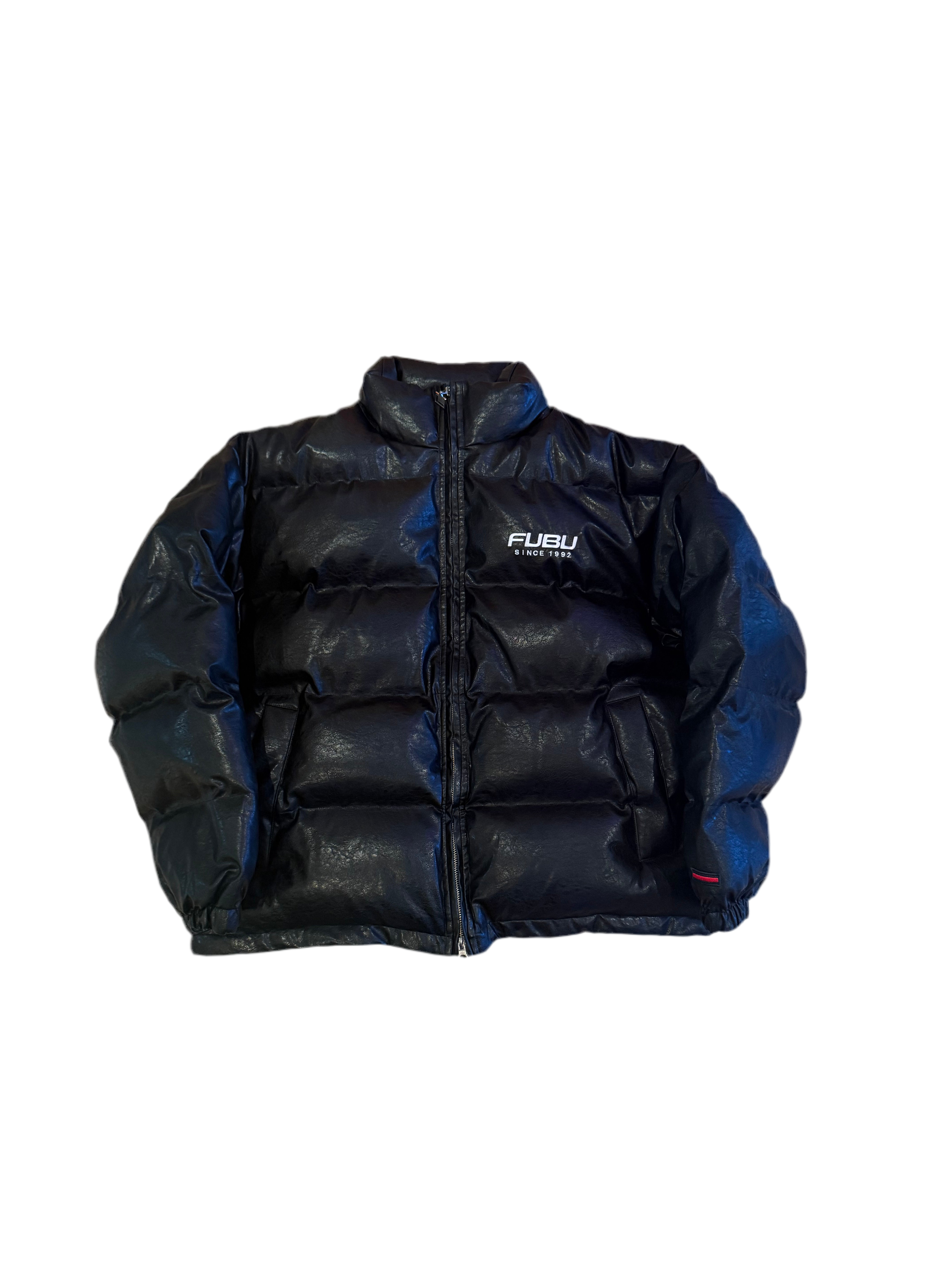 ECO LEATHER PUFFER JACKET