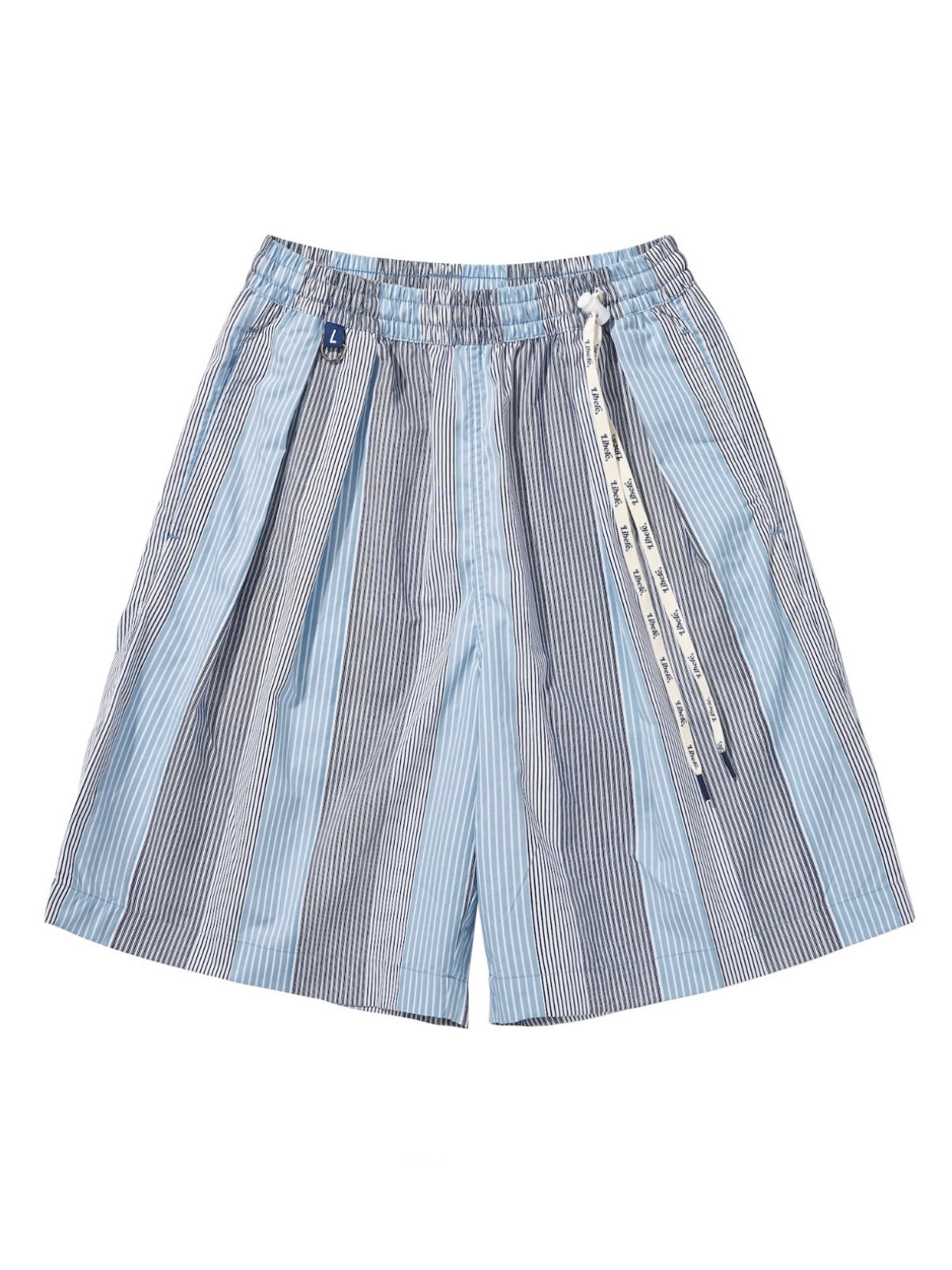 ST SHORT PANTS/ワイドイージーストライプショートパンツ