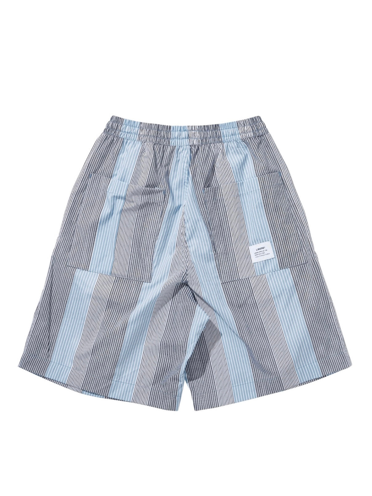 ST SHORT PANTS/ワイドイージーストライプショートパンツ
