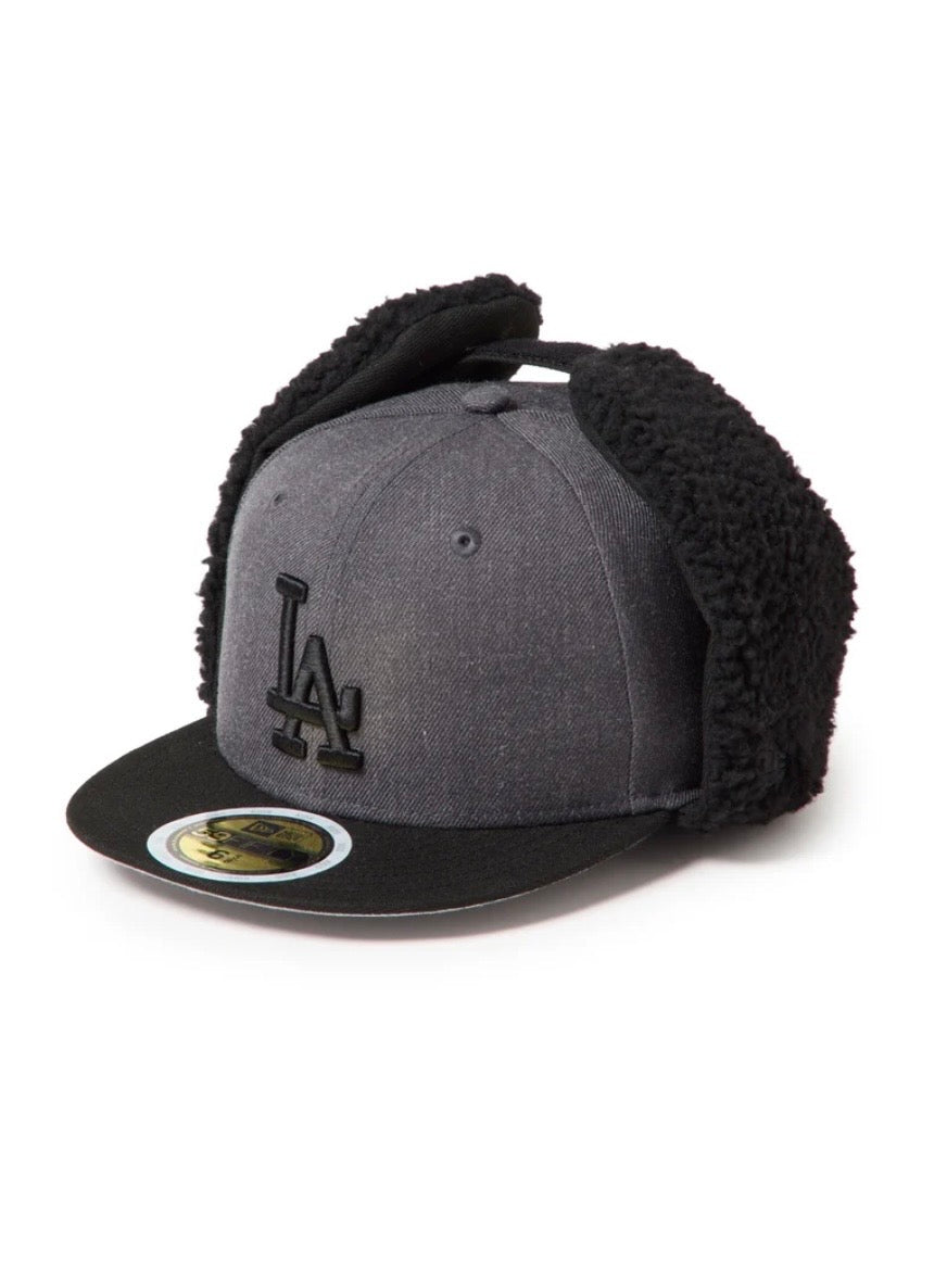 キッズ Kid's 59FIFTY Dog Ear ドッグイヤー ロサンゼルス・ドジャース ヘザーグラファイト/ブラック