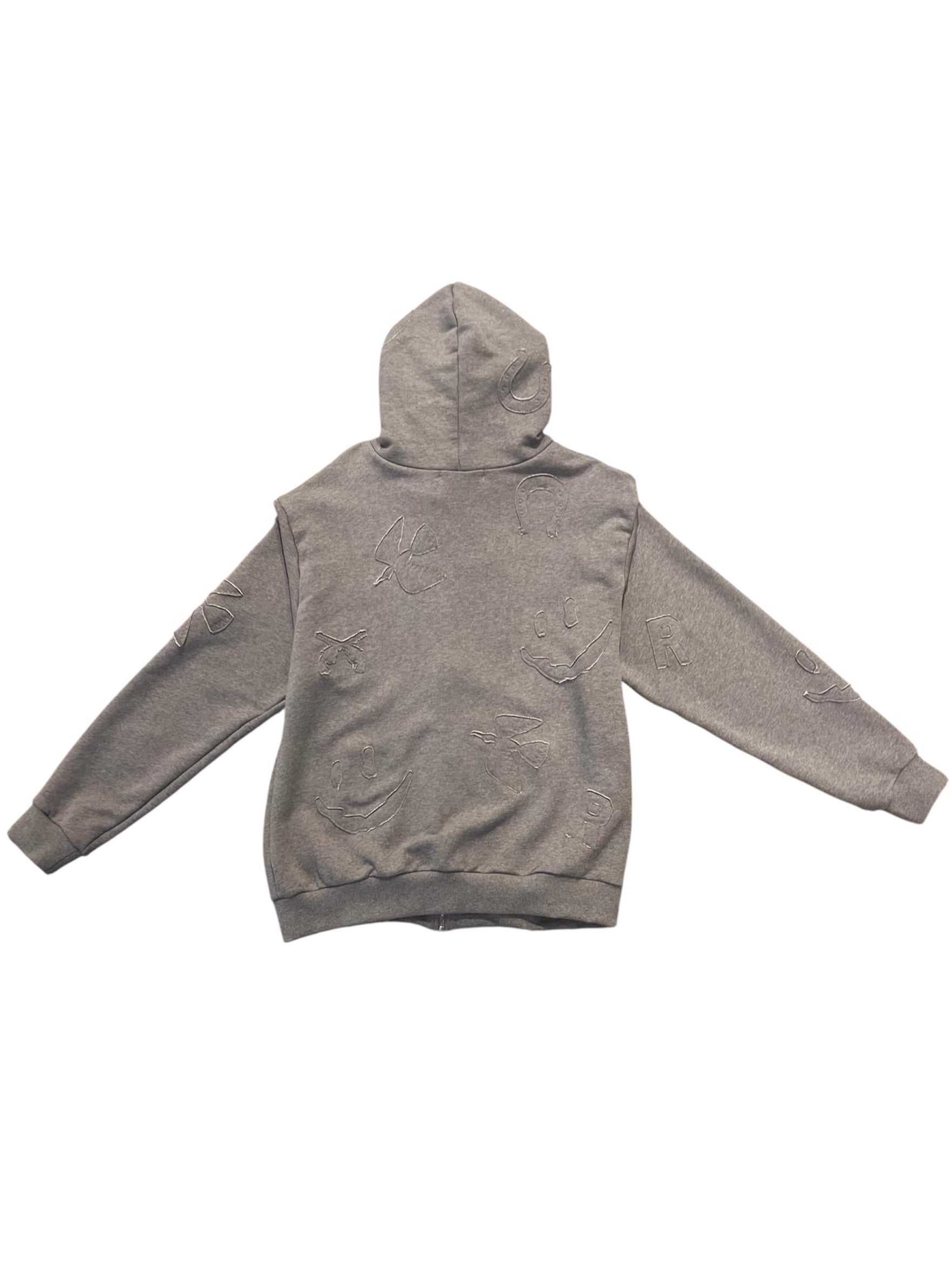 MIX EMB PATCH HOODIE
