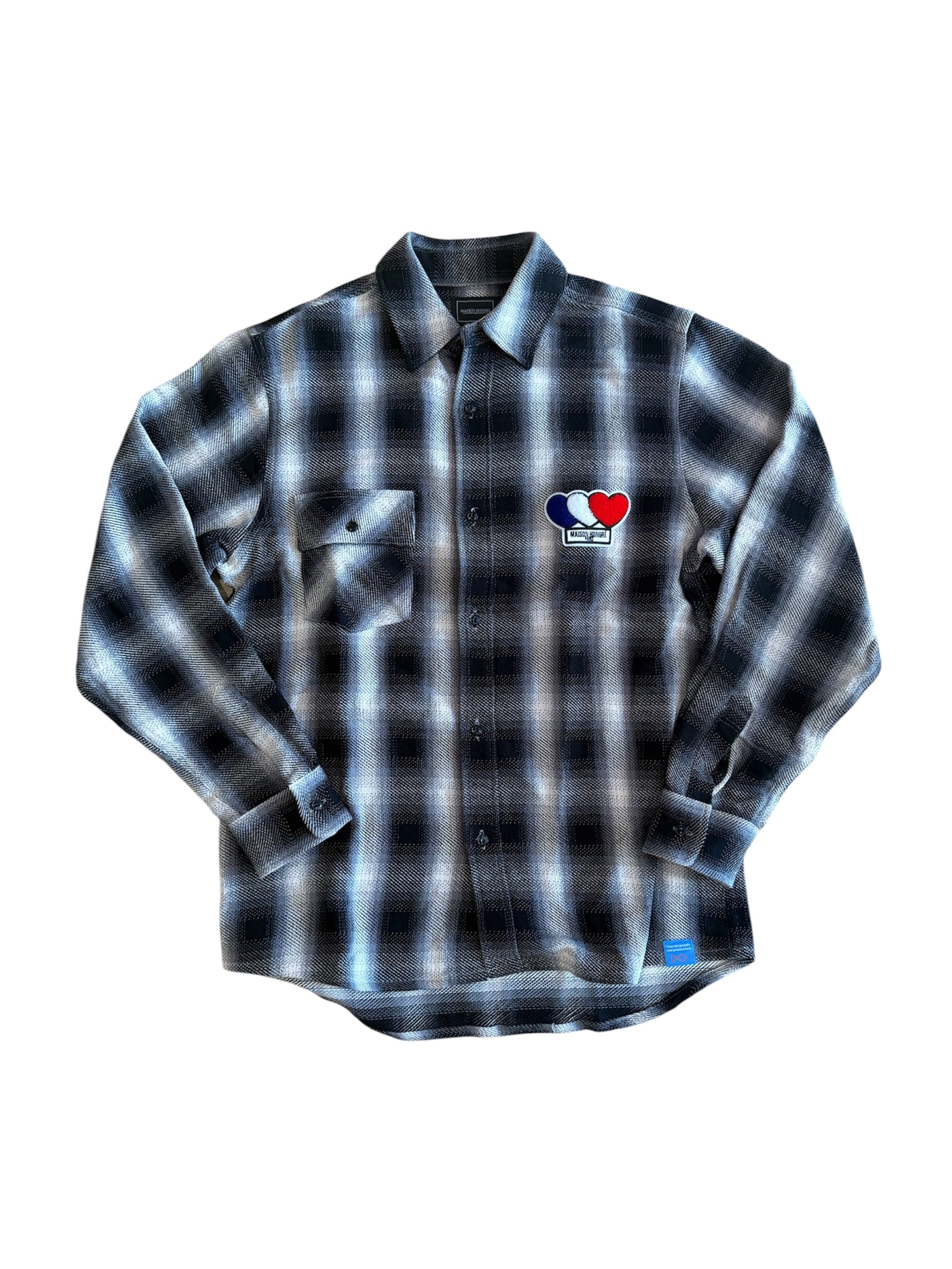 3HeartPatchCheckShirt