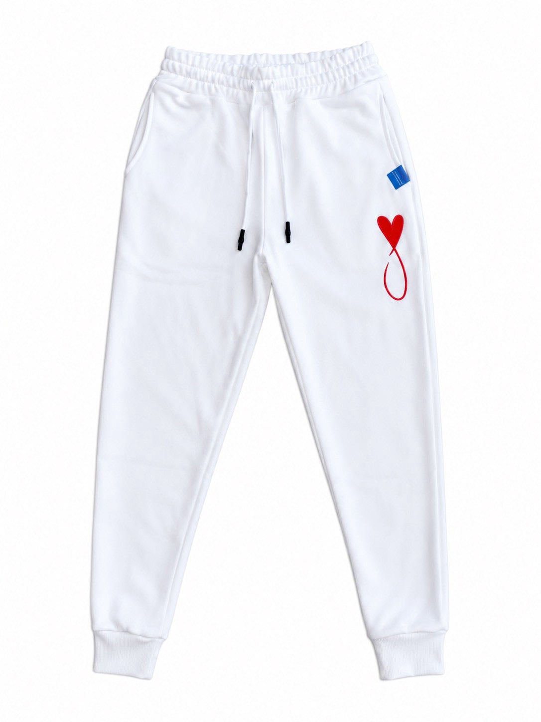 ビッグロゴスウェットパンツ/White×Red