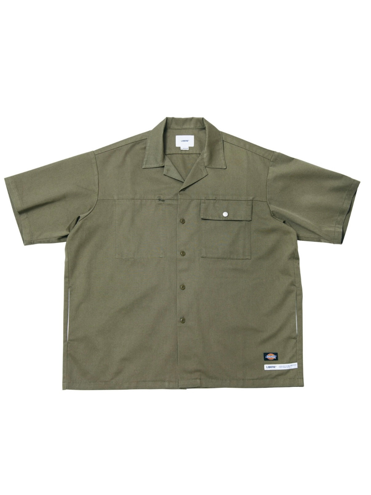 X DICKIES PLUS WORK SHIRTS/ディッキーズ コラボレーションセットアップビッグシルエットワークシャツ