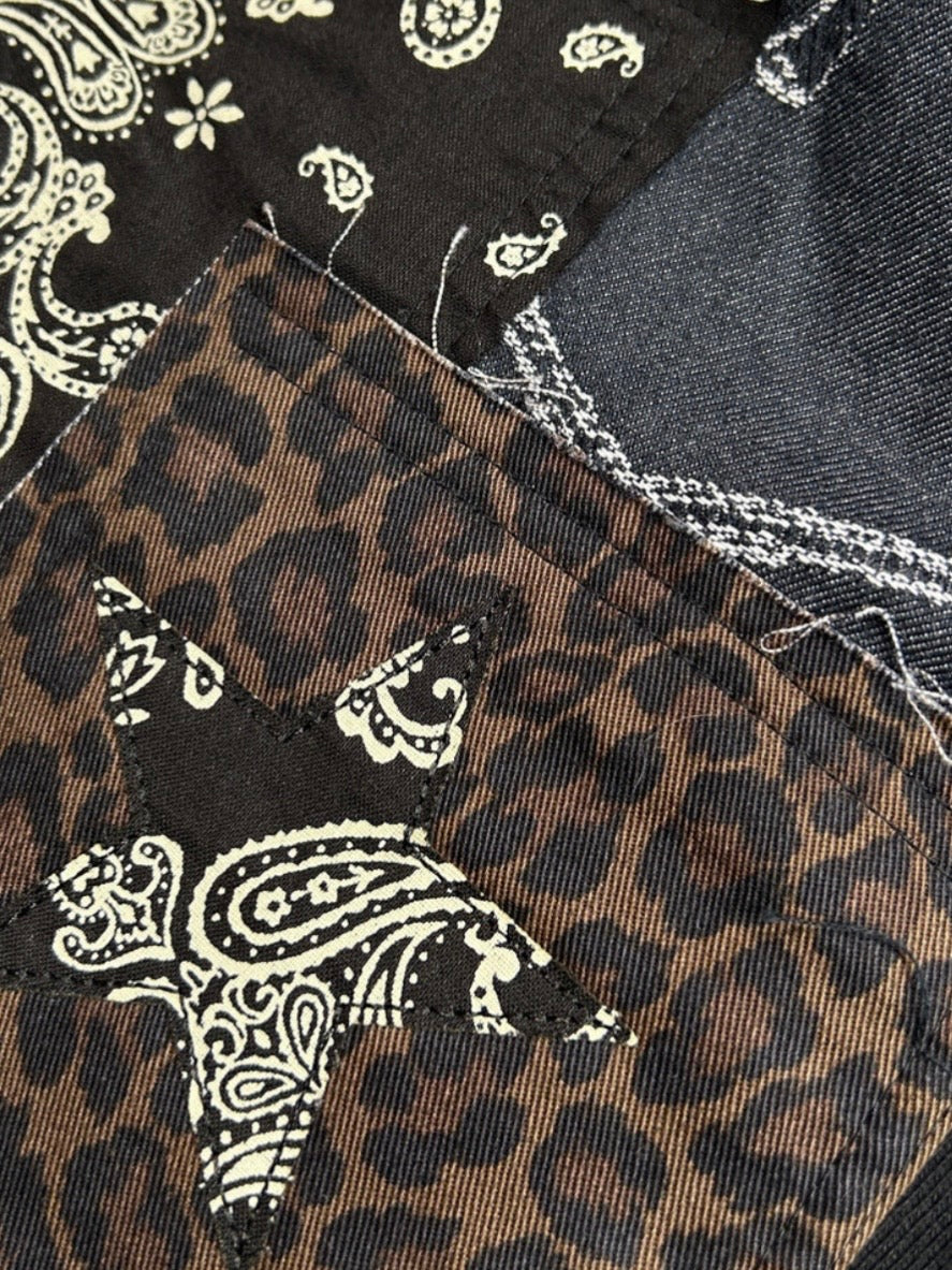 PATCH WORK REMAKE SHORTS