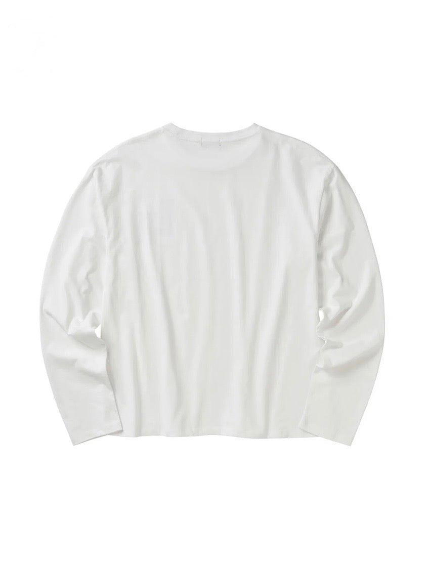 LR STANDARD LONG SLEEVE T-SHIRT / WHITE