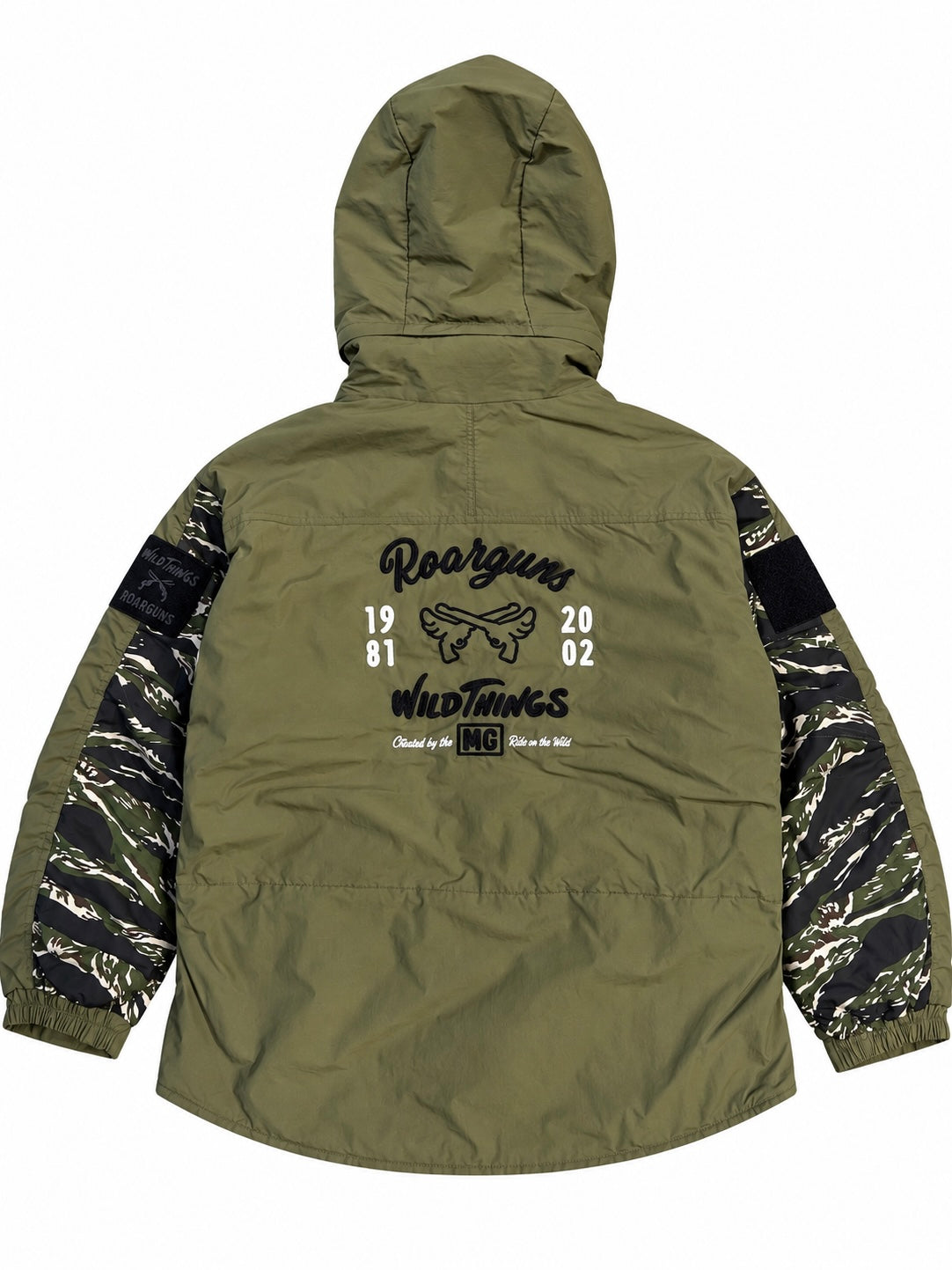 roarguns×WIDE THINGS SHORT MONSTER PARKA(KHAKI)