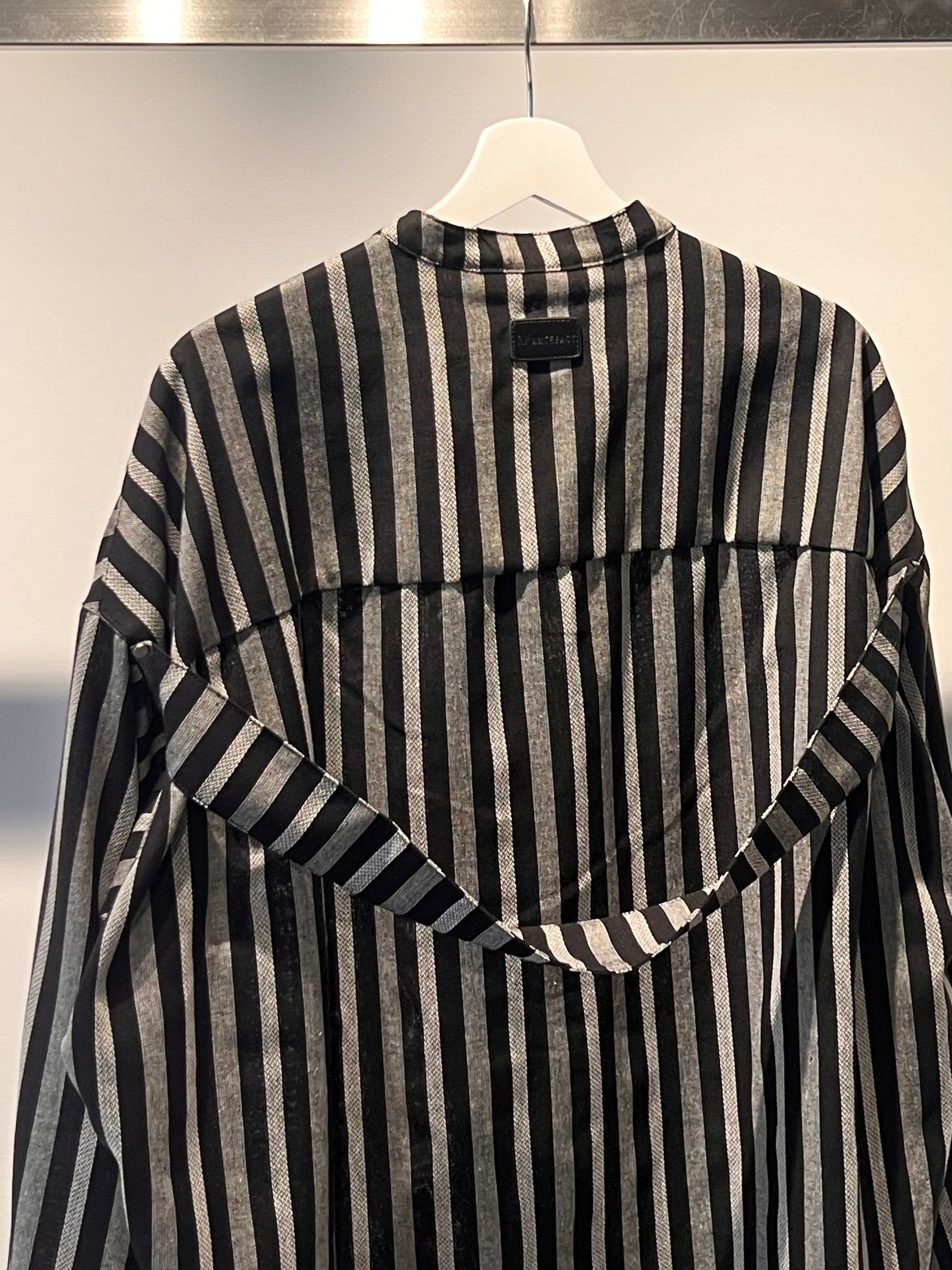 STRIPES SHIRTS(BLACK x LIGHT GREY)