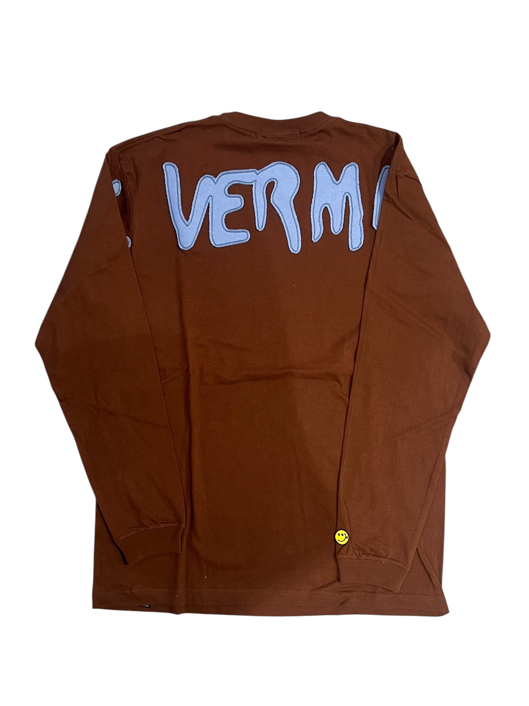 NEVERMINDパッチワークLS Tシャツ