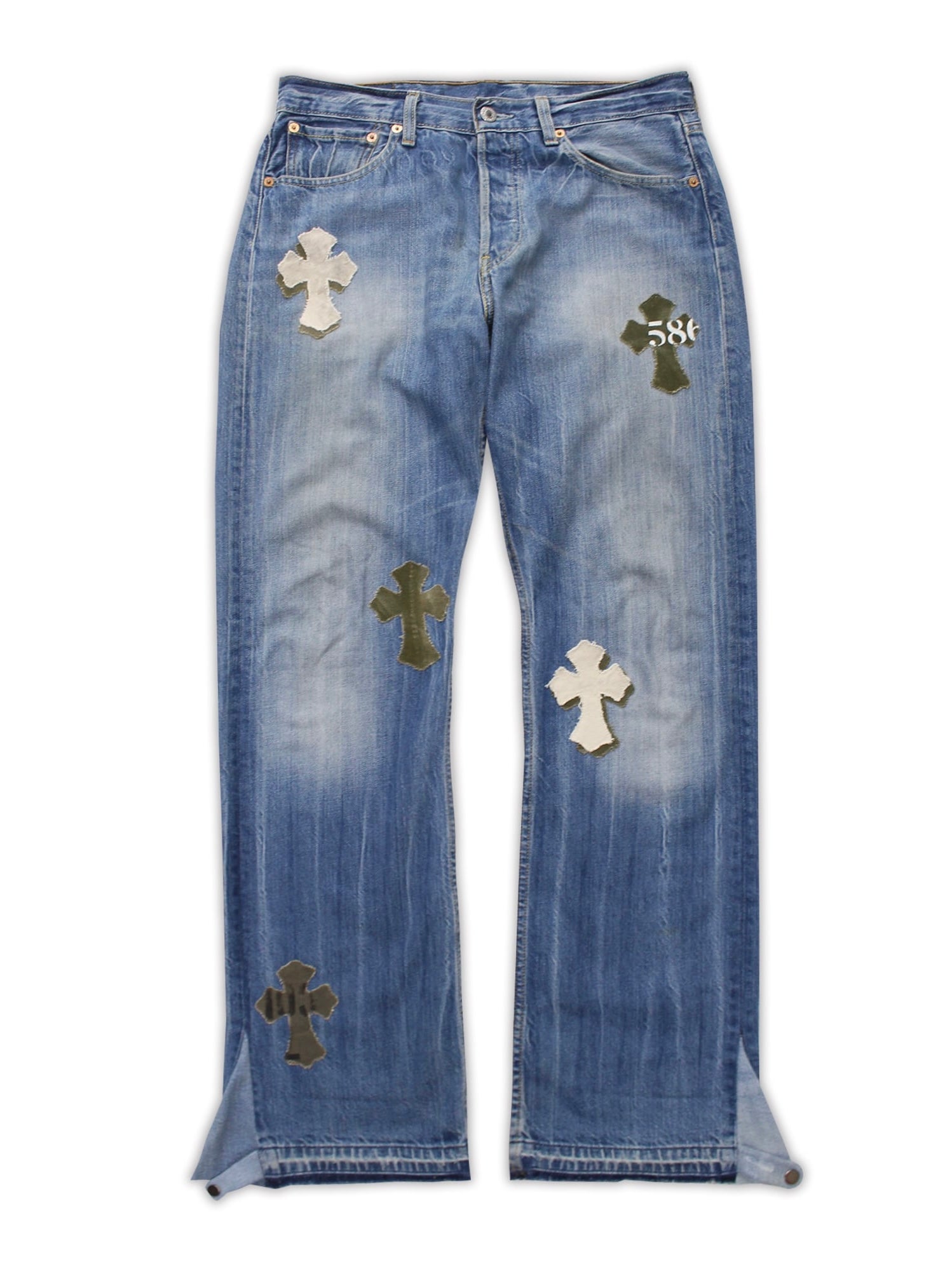 Re:501 Remake Cross Patch 2Way Denim