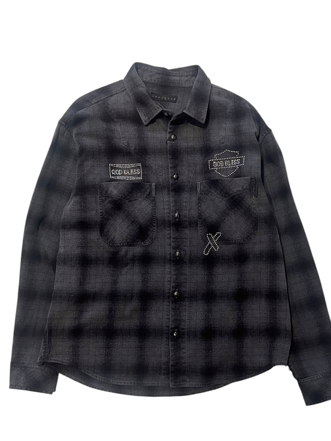 SHGGY CHECK SHIRT METAL