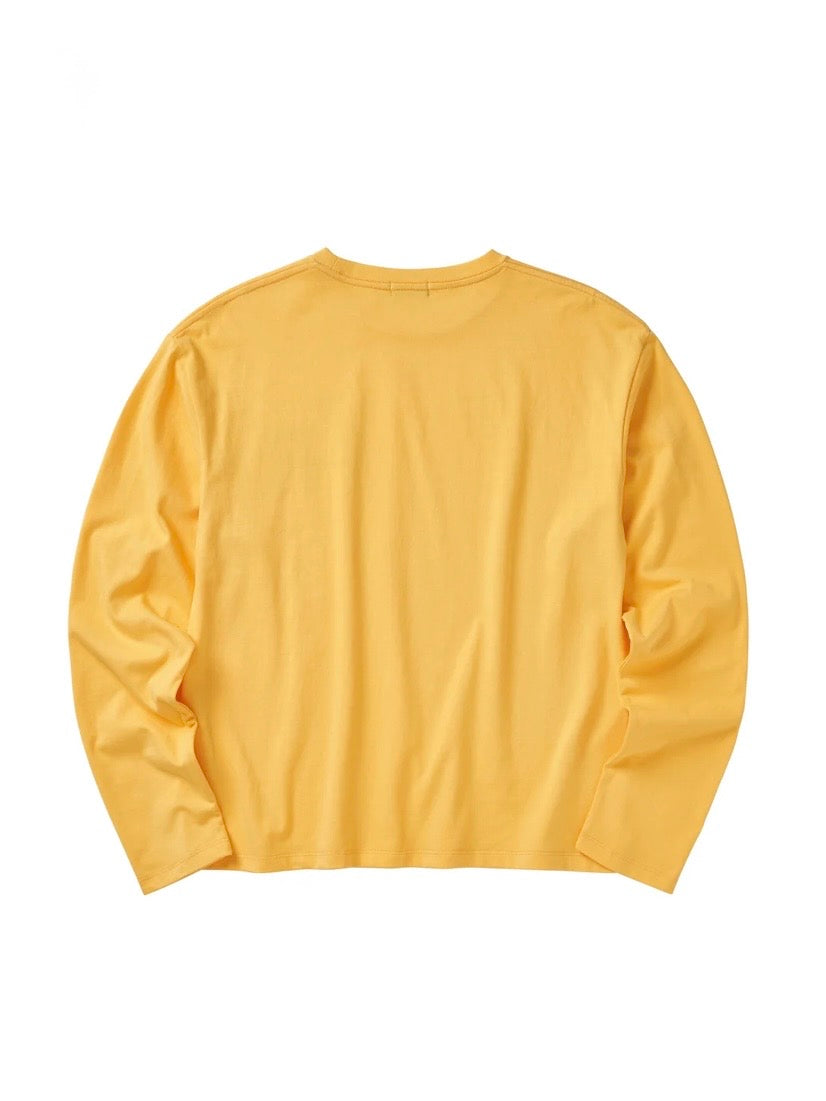 LR STANDARD LONG SLEEVE T-SHIRT / YELLOW