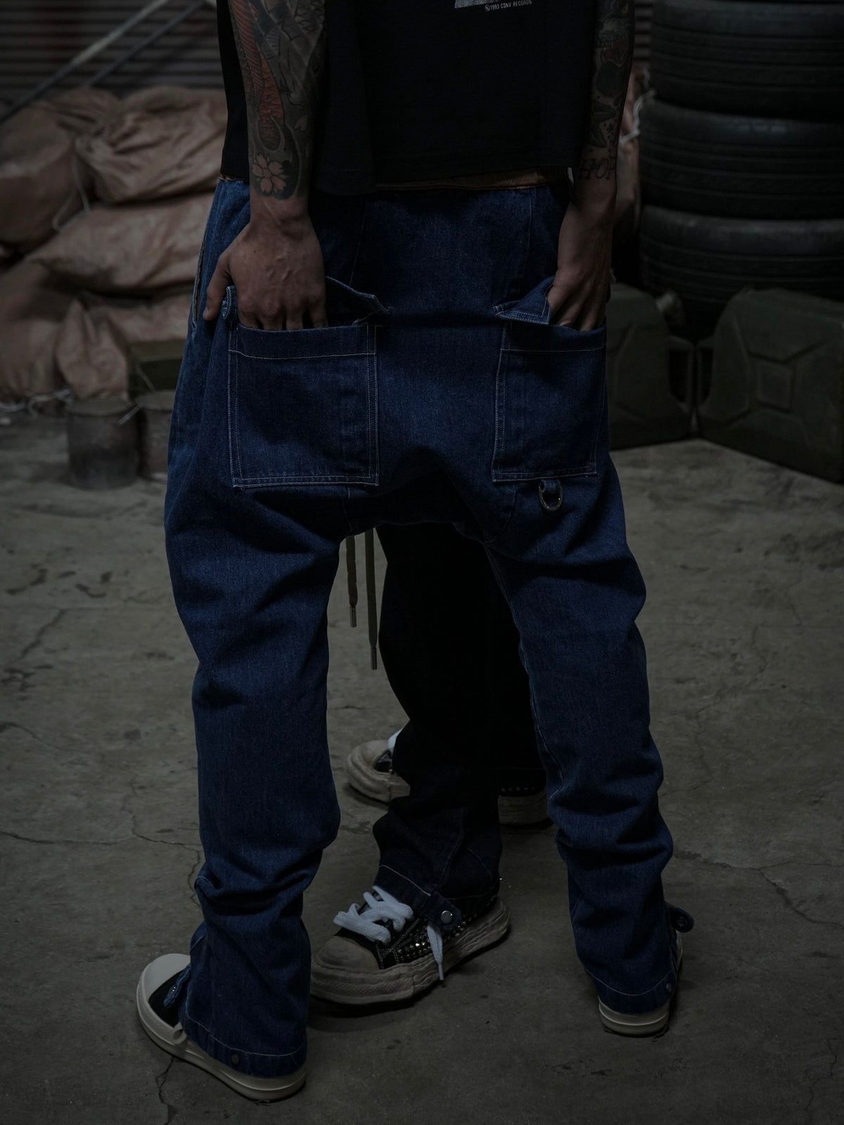 WASH DENIM PANTS FROGMAN 1YEAR