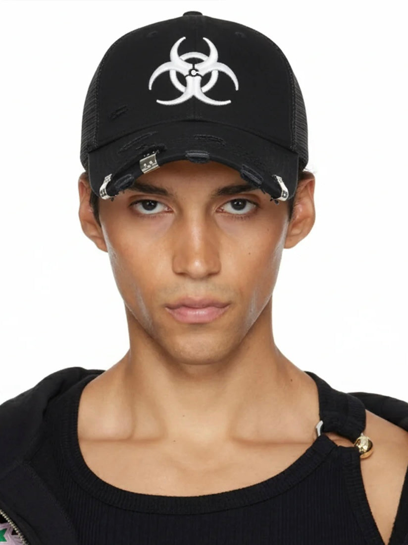 ”OUT BREAK” Cap(BLACK×WHITE)