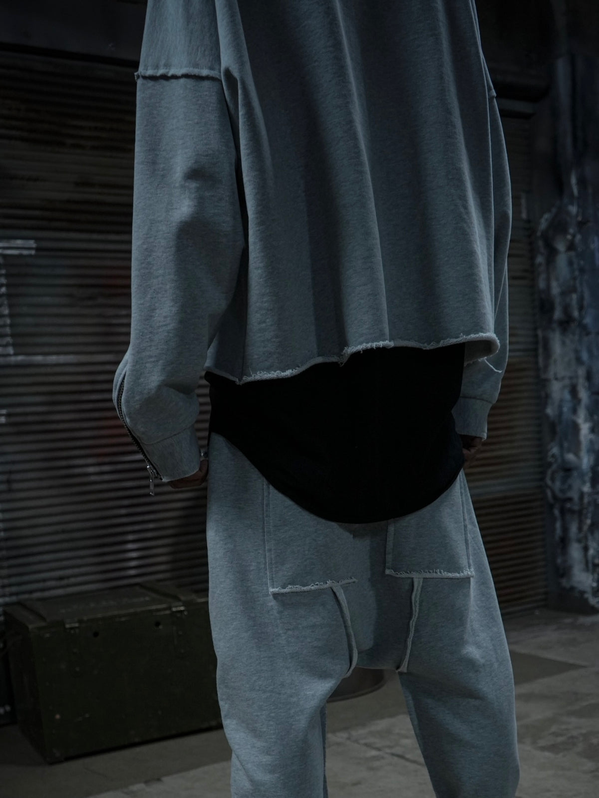 DOUBLE KNEE SAROUEL FROGMAN(GRAY)