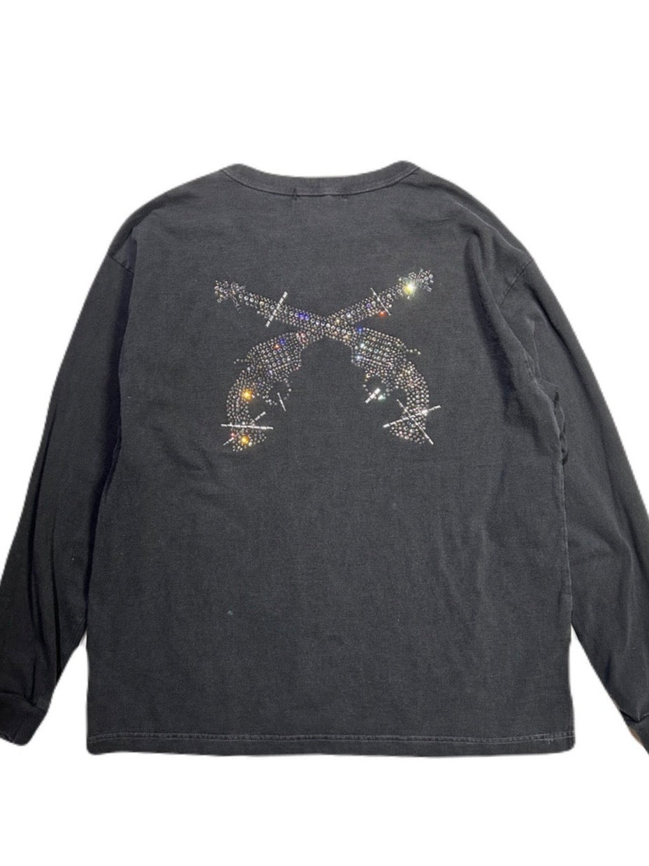 CROSSGUN ALL CRYSTAL L/S T-SHIRT