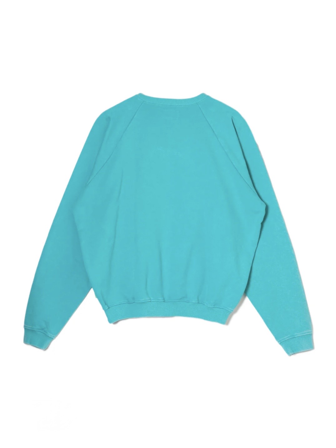 SPEECH BUBBLE GARMENT DYE EMBROIDERY CREW NECK SWEAT