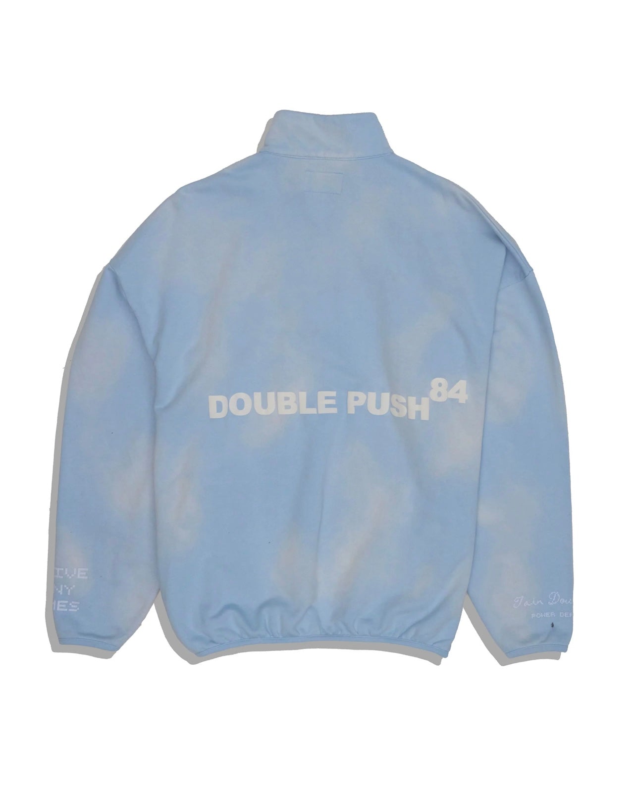 DOUBLE PUSH HALF ZIP SWEAT