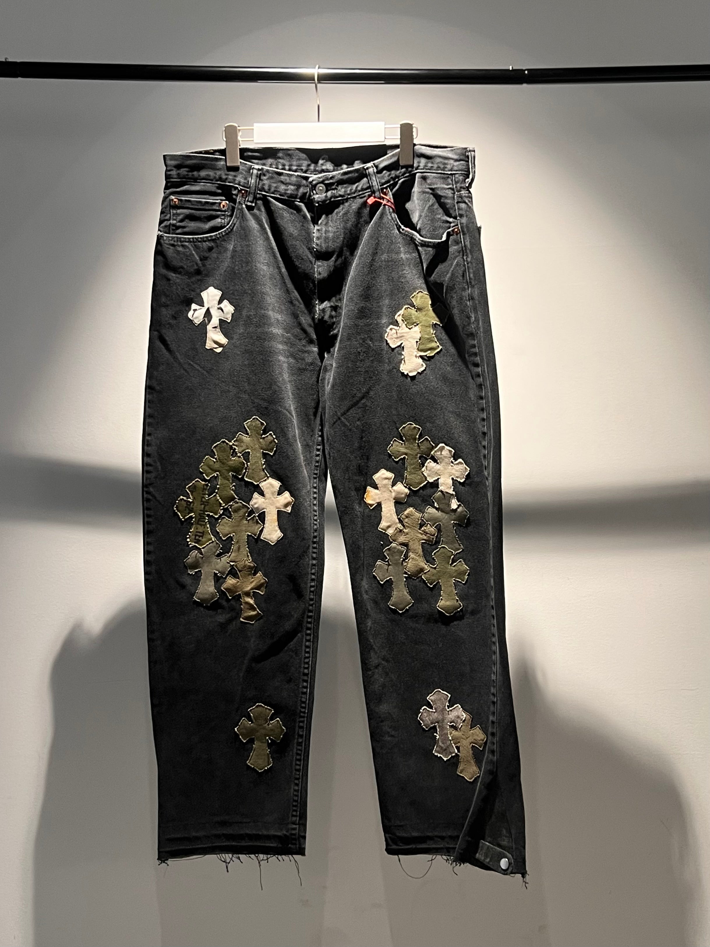 REMAKE SPECIAL CROSS PATCH 2WAY DENIM