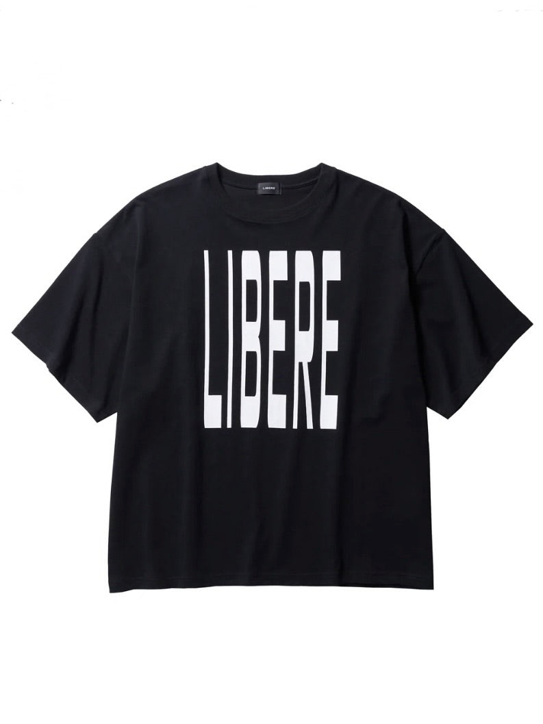 LIBERE LOGO T-SHIRTS / BLACK
